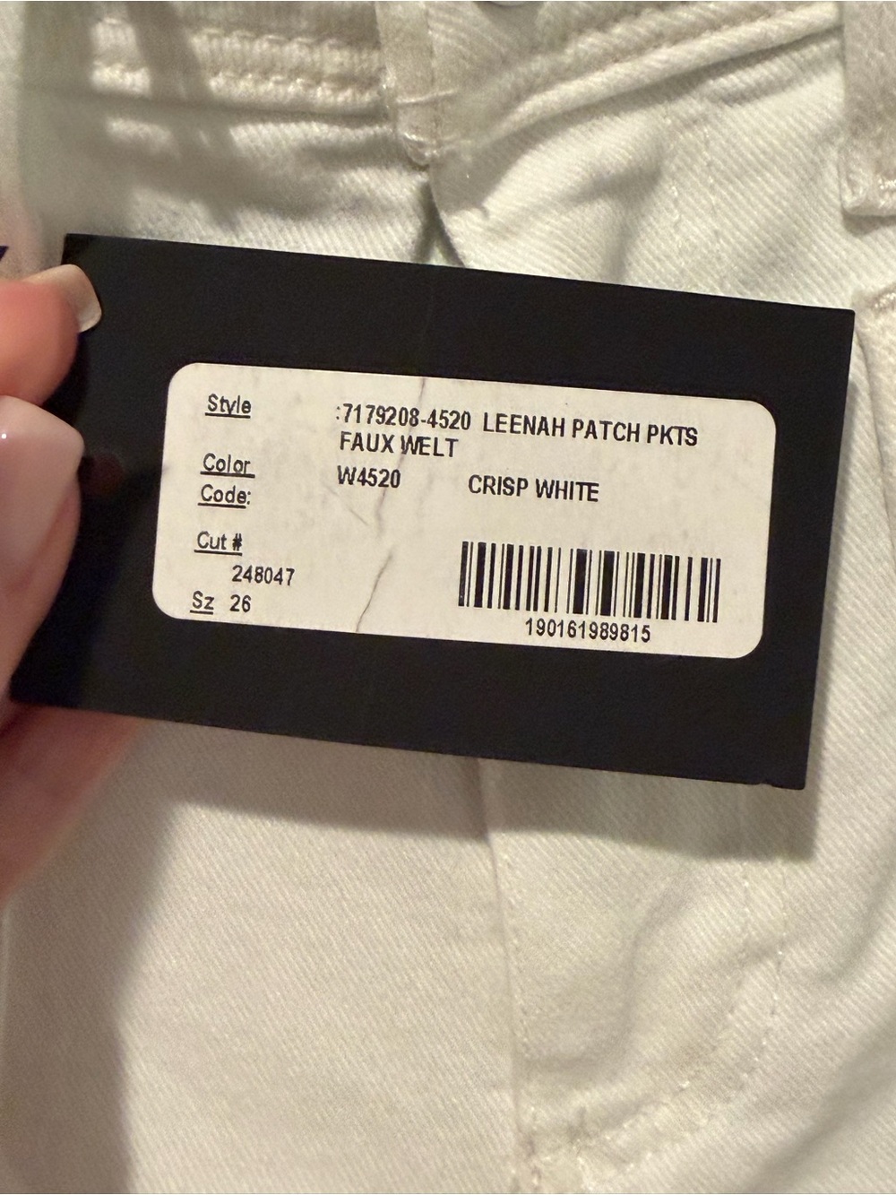 PAIGE White Wide Leg Jeans - Picture 8 of 8